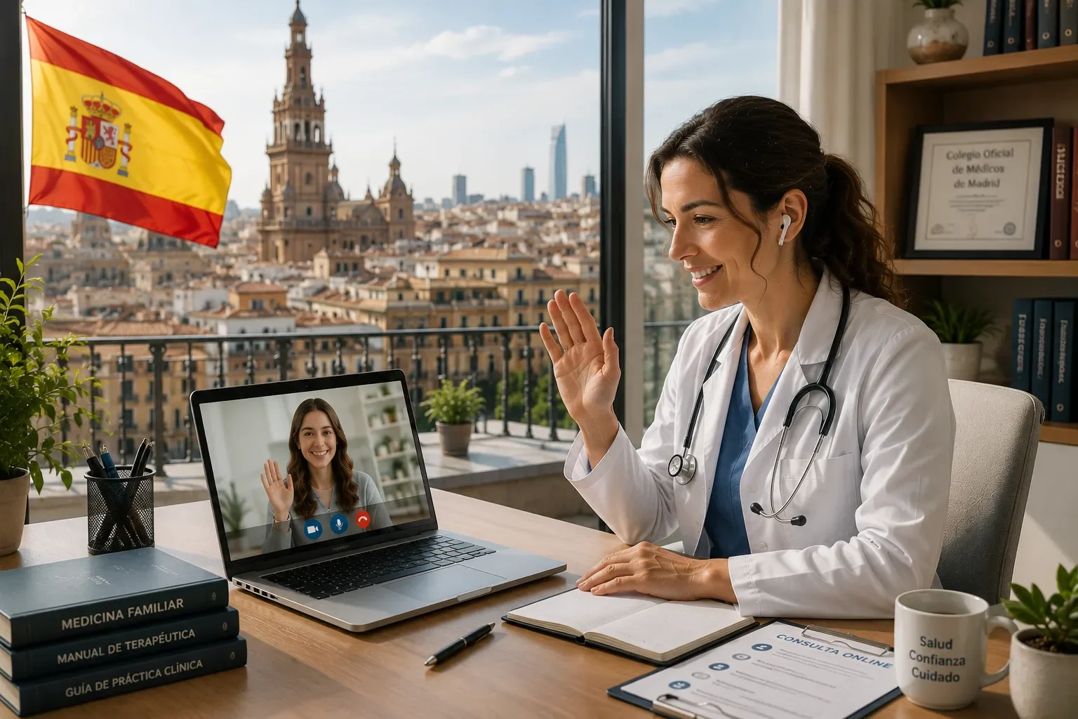 Online doctor consultation in Spain